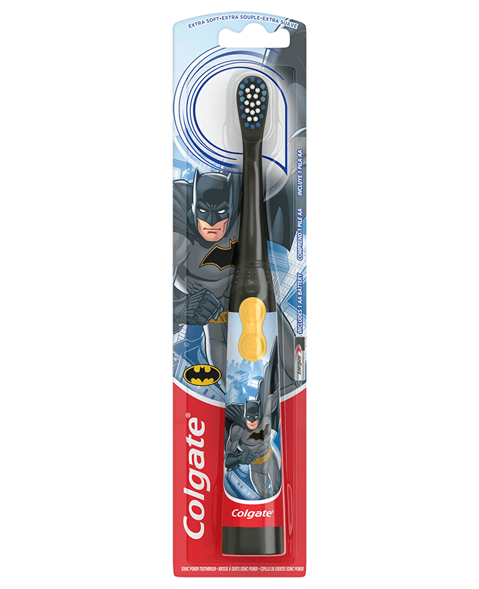Packshot of Colgate<sup>®</sup>  Kids Battery Toothbrush, Batman