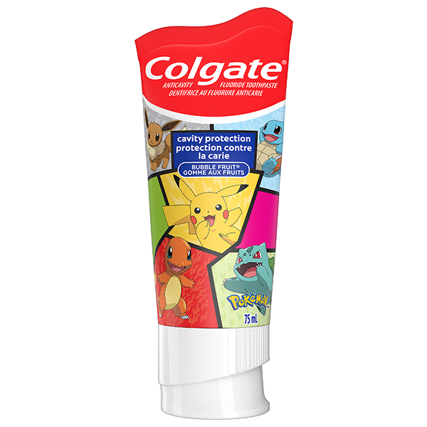 Dentifrice au fluorure pour enfants Colgate pokemon
