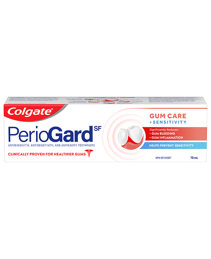 Packshot of Colgate® Periogard gumcare and sensitivity