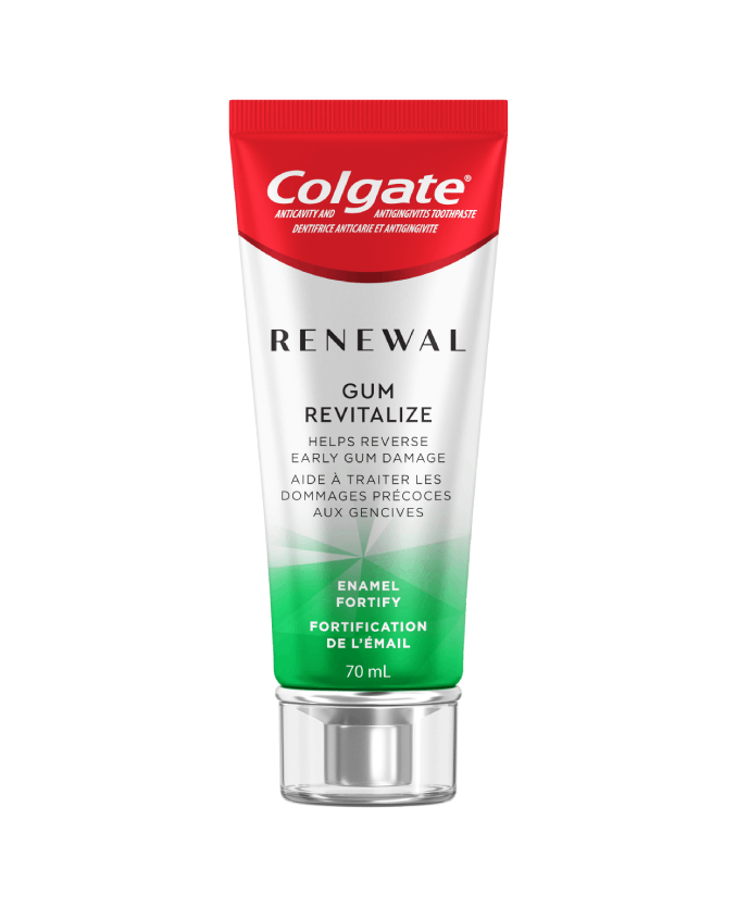 Dentifrice Colgate® Renewal Gum
Revitalize Fortification de l’émail

