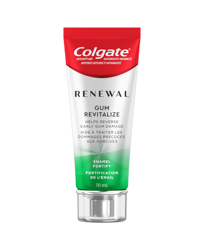 Dentifrice Colgate® Renewal Gum
Revitalize Fortification de l’émail