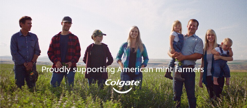 Colgate Supporting American Mint Farmers