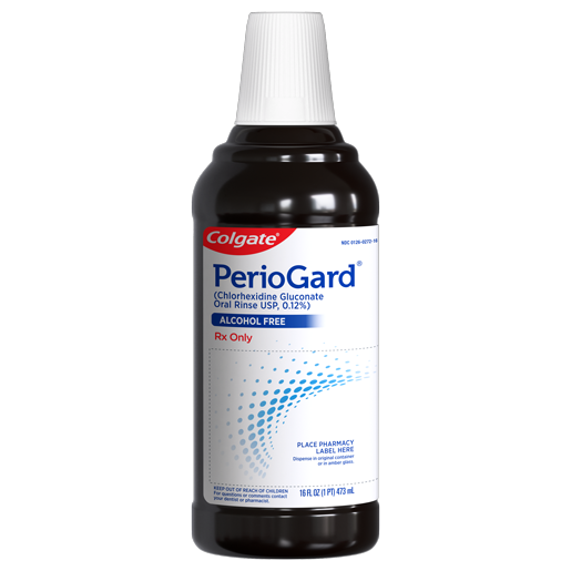 Packshot of PerioGard (Chlorhexidine Gluconate Oral Rinse, 0.12% - Rx Only)
