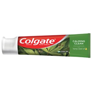 Crema Dental Colgate® Calming Clean con aceite de semilla de cáñamo