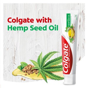Colgate® Calming Clean con aceite de semilla de cáñamo