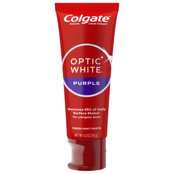 Colgate® Optic White® Purple Toothpaste for Teeth Whitening