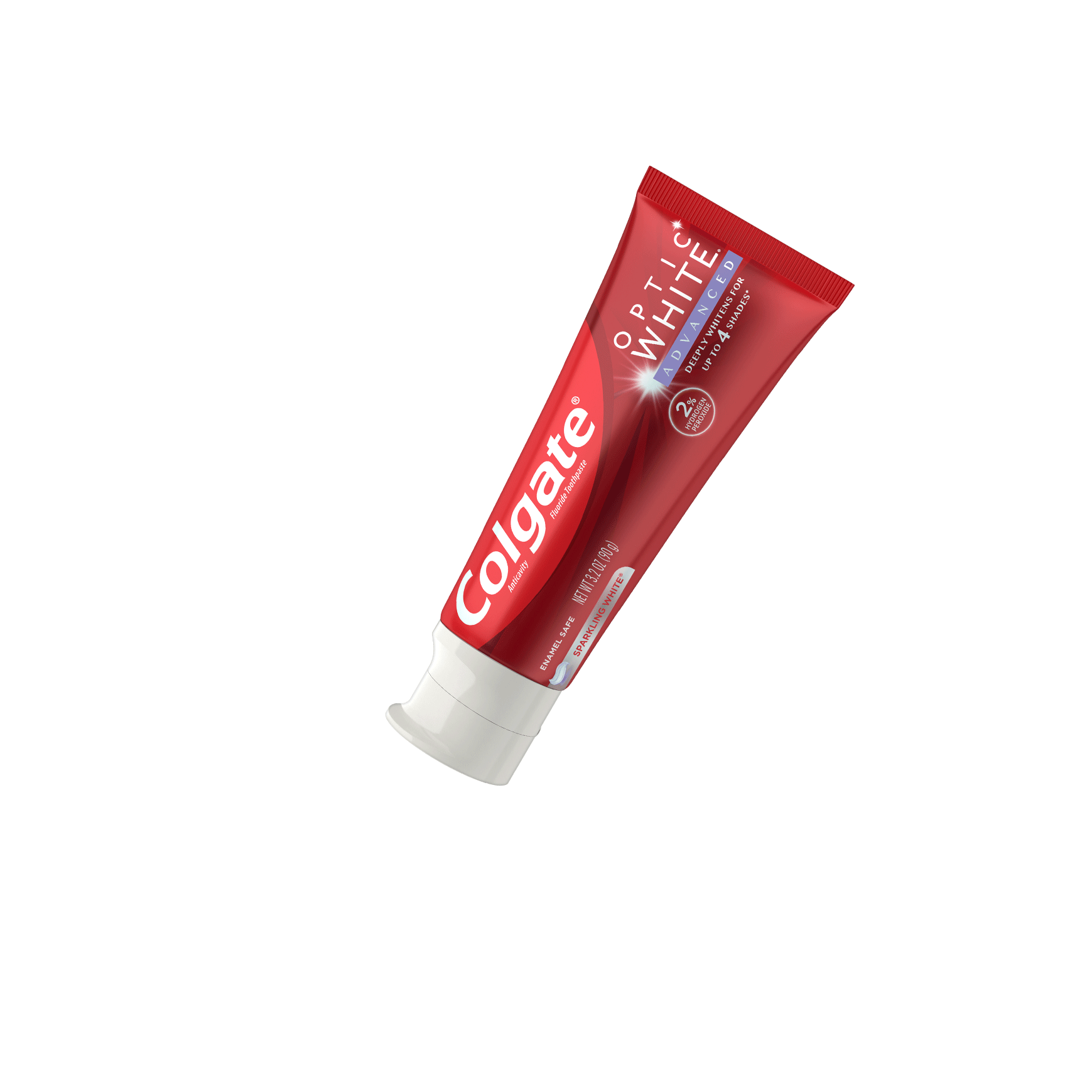 Colgate® Optic White® Advanced® Whitening Toothpaste Tube