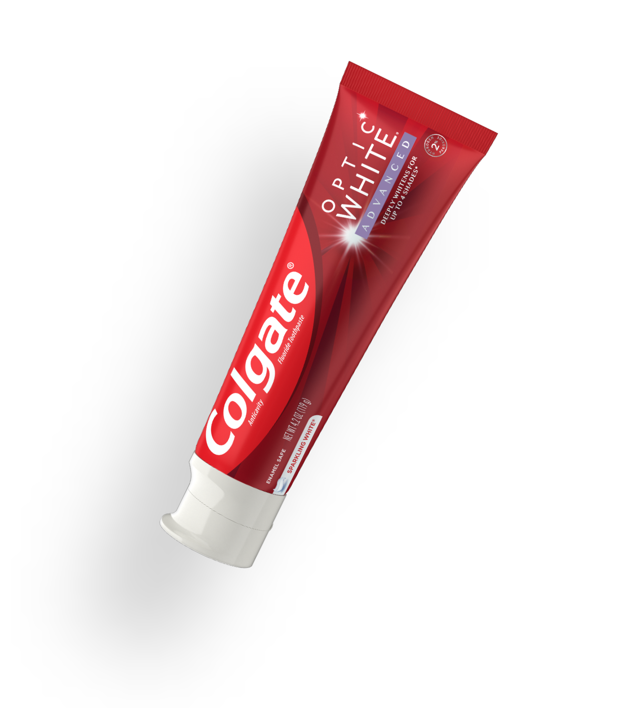 Packshot of Optic White<sup>®</sup> Advanced Toothpaste