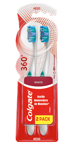 Cepillo de dientes Colgate 360° White