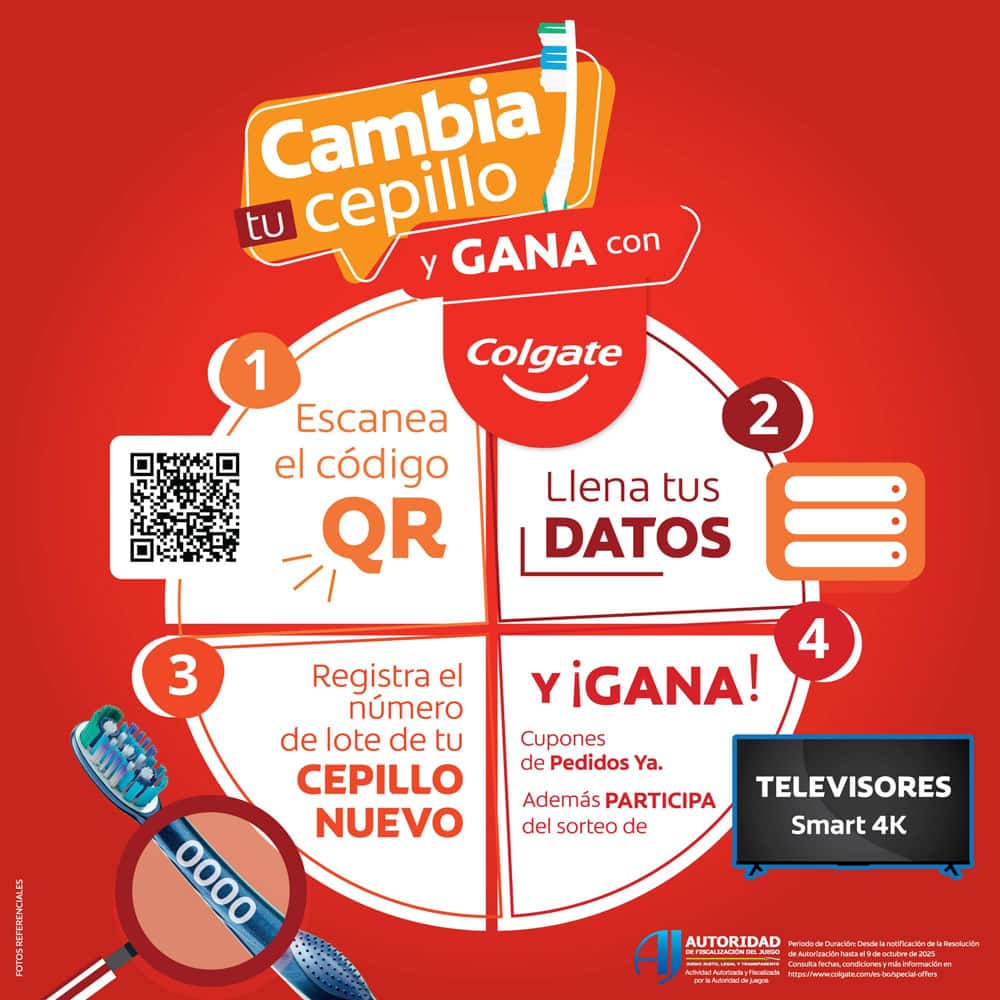 Imagen promocional Cambia tu cepillo y gana con Colgate