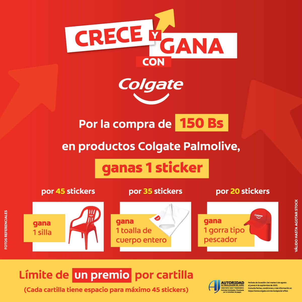 Imagen promocional Carnavaleando de Colgate mostrando la información en Santa Cruz