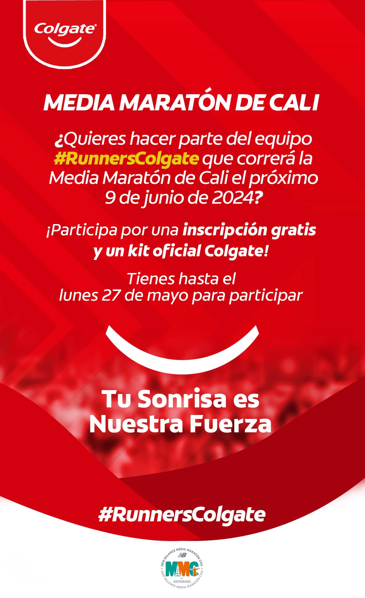 RUNNERS COLGATE MEDIA MARATÓN CALI