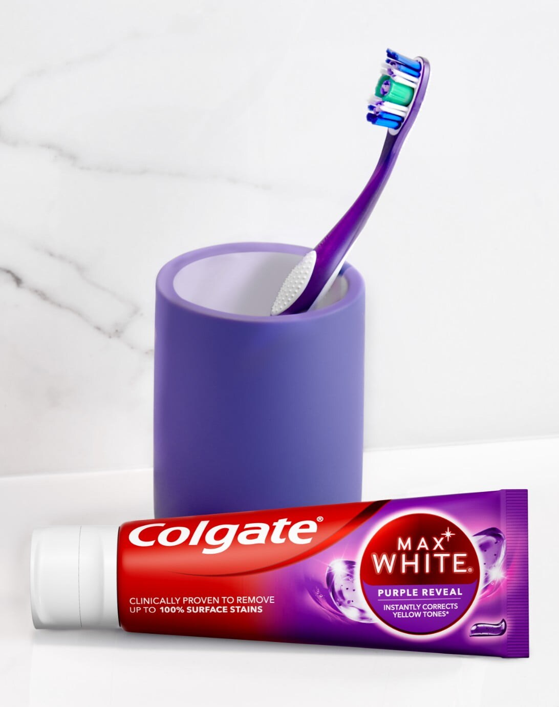 Crema de dientes purple reveal