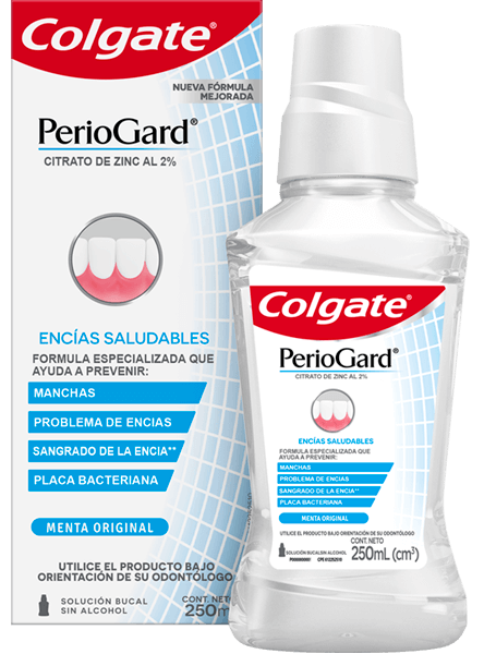Enguaje Bucal Colgate® Periogard Menta/Menta Original
