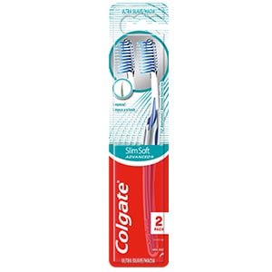 Cepillo Dental Colgate Slim Soft Suave x2und 