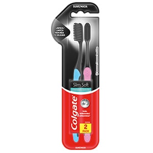 Cepillo Dental Colgate® Slimsoft™ Black