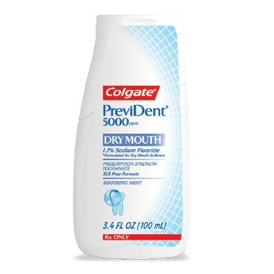 Crema Dental De Prescripción Médica Para La Sequedad Bucal Colgate® PreviDent® 5000 Dry Mouth (Fluoruro De Sodio Al 1.1%) (Sólo Con Prescripción)