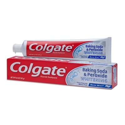 Crema Dental Colgate Baking Soda And Peroxide Whitening Bubbles
