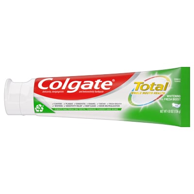 Colgate Total Whitening<sup>™</sup> Fresh Boost Toothpaste