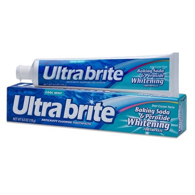 Crema Dental Ultrabrite Baking Soda & Peroxide
