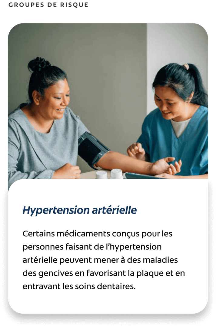 Hypertension artérielle maladie des gencives