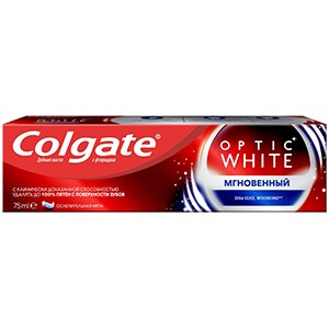 Отбеливающая Зубная Паста Colgate® Optic White™ Мгновенный