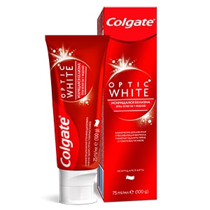 Colgate® Optic White™ "Искрящаяся Белизна" - Зубная Паста С Отбеливающим Эффектом