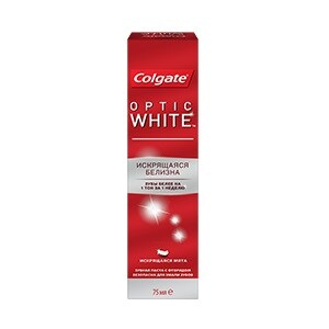 Colgate® Optic White™ "Искрящаяся Белизна" - Зубная Паста С Отбеливающим Эффектом