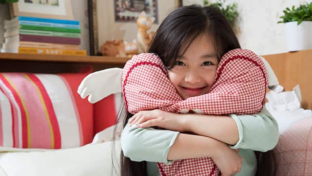 Niña sonriendo