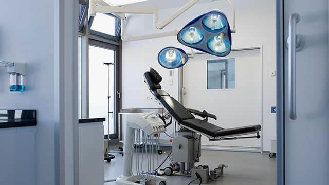 A view of the dental office