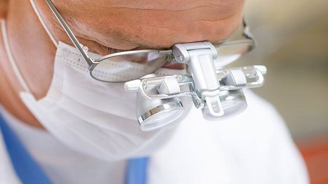 Dental surgeon close up Dental surgeon close up