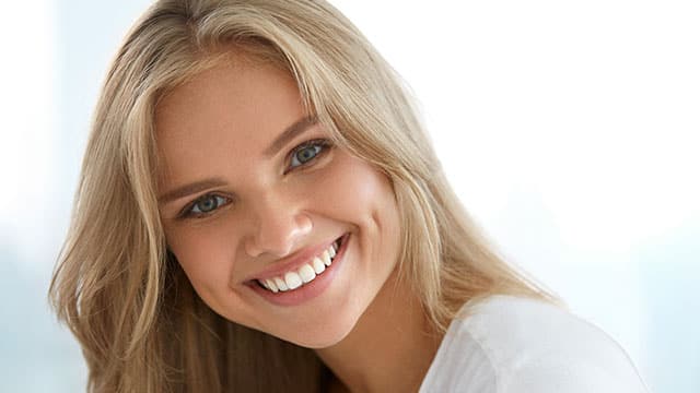 Young woman smiling