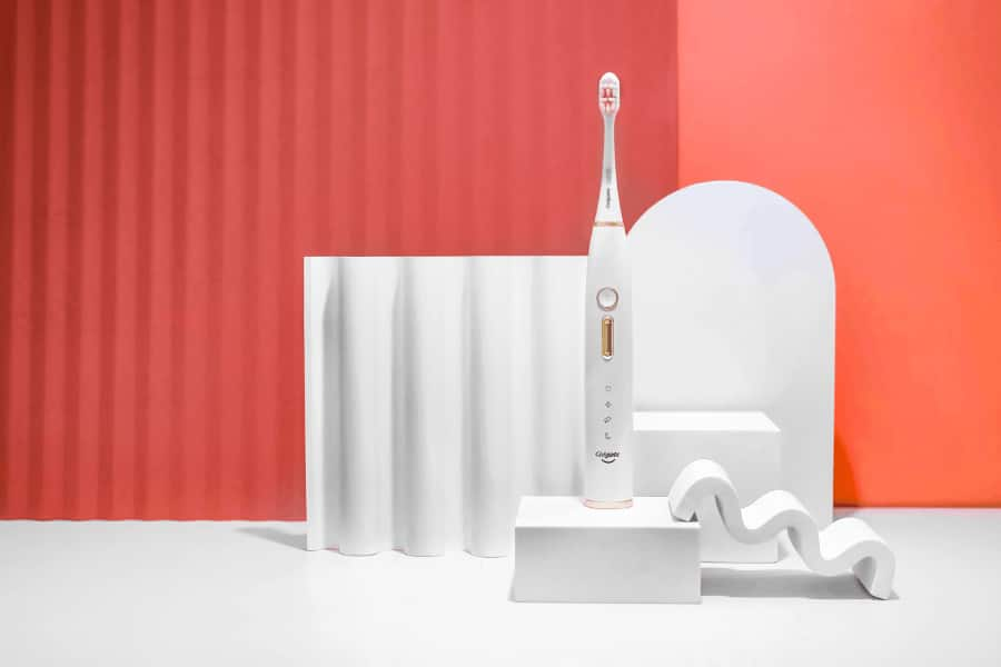 Colgate Electric Toothbrush on  upright position