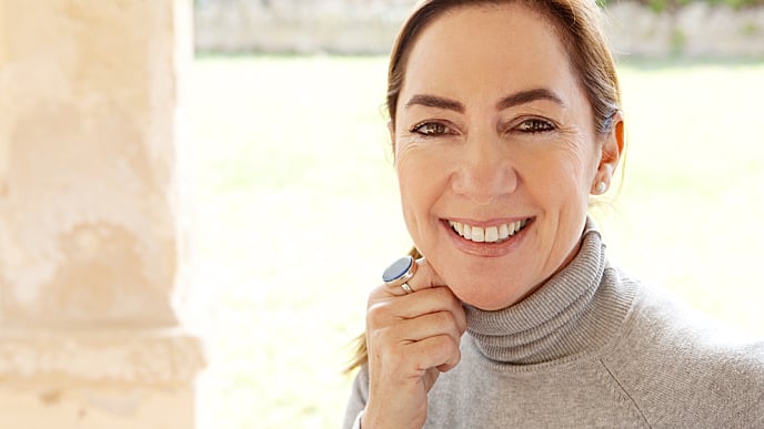 Mujer sonriendo