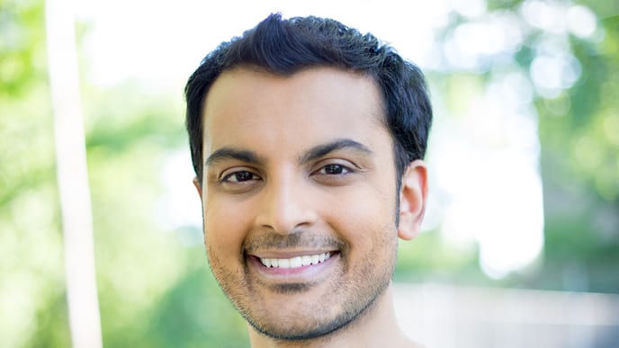 man smiling