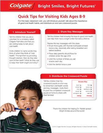 Classroom Visit Guide for BSBF Volunteers (Ages 8-9) Classroom Visit Guide for BSBF Volunteers (Ages 8-9)