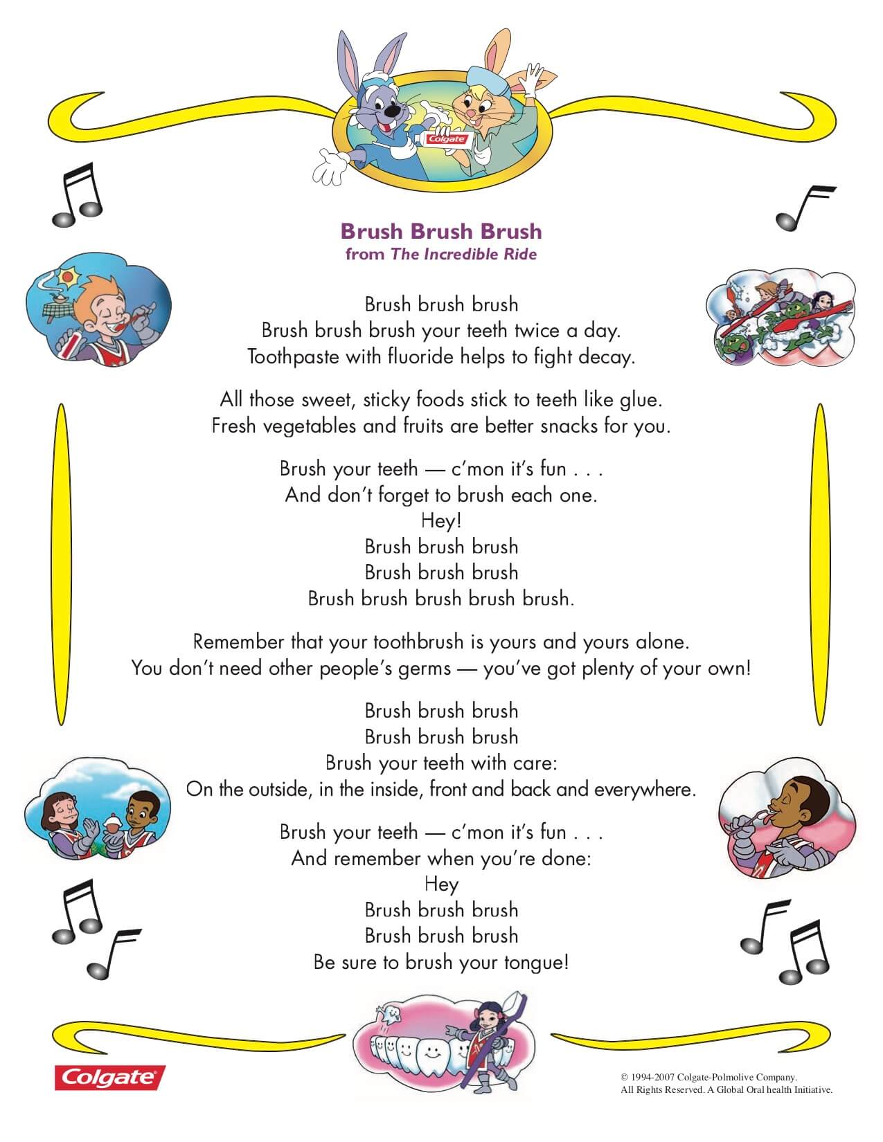 Brush Brush Brush Lyric