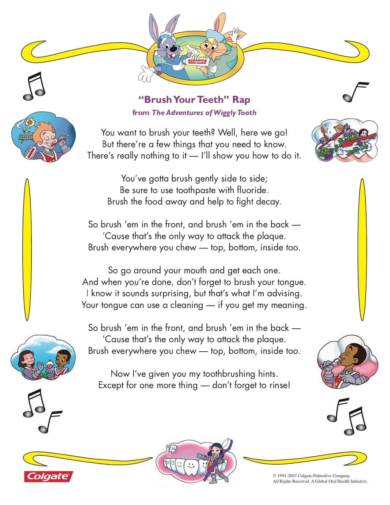 'brush Your Teeth' Rap Lyric