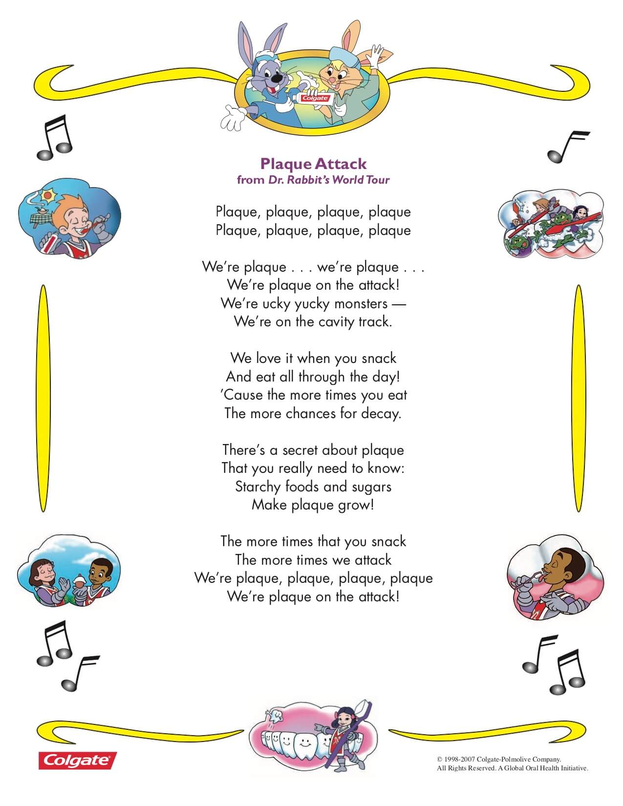 Plaque On The Attack Lyric