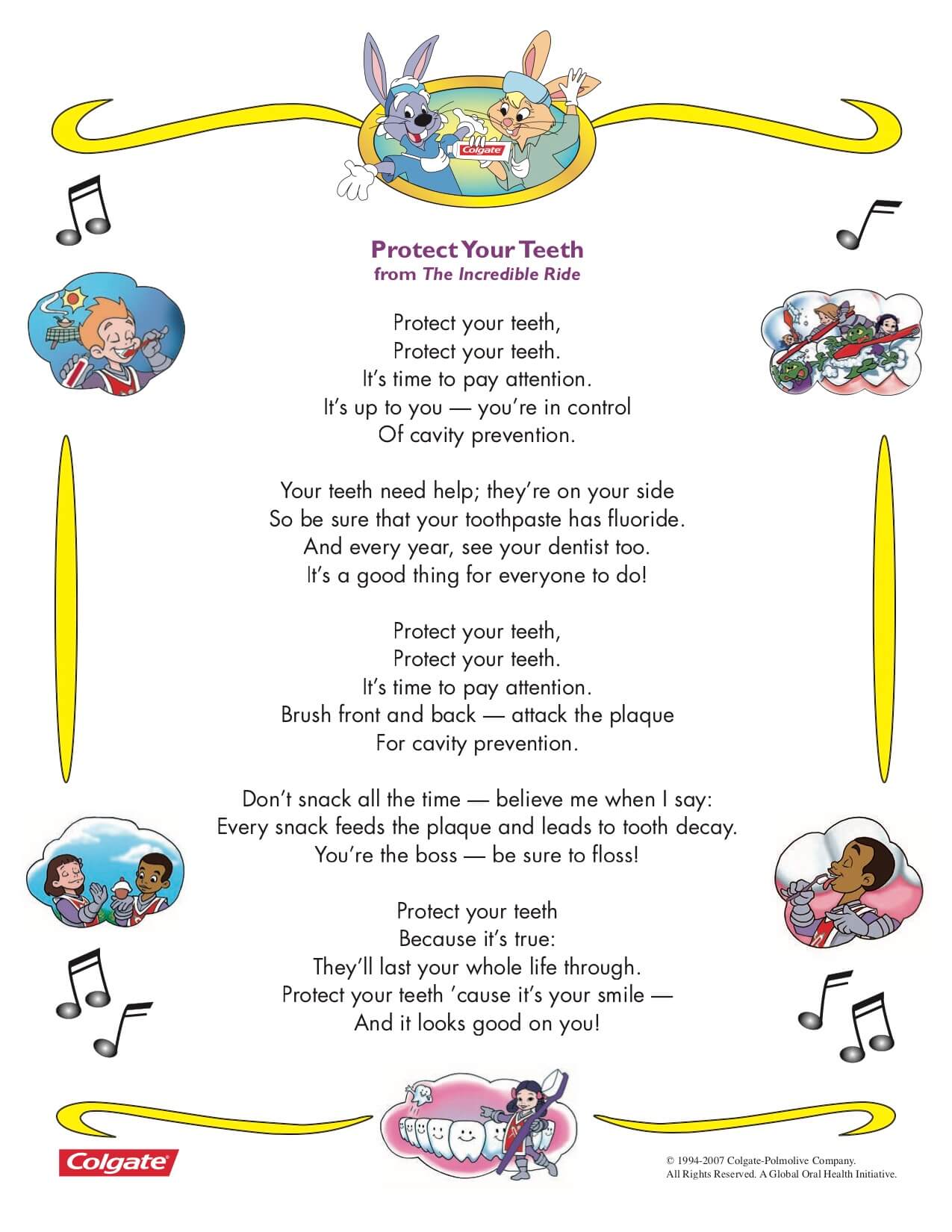Protect Your Teeth Lyric