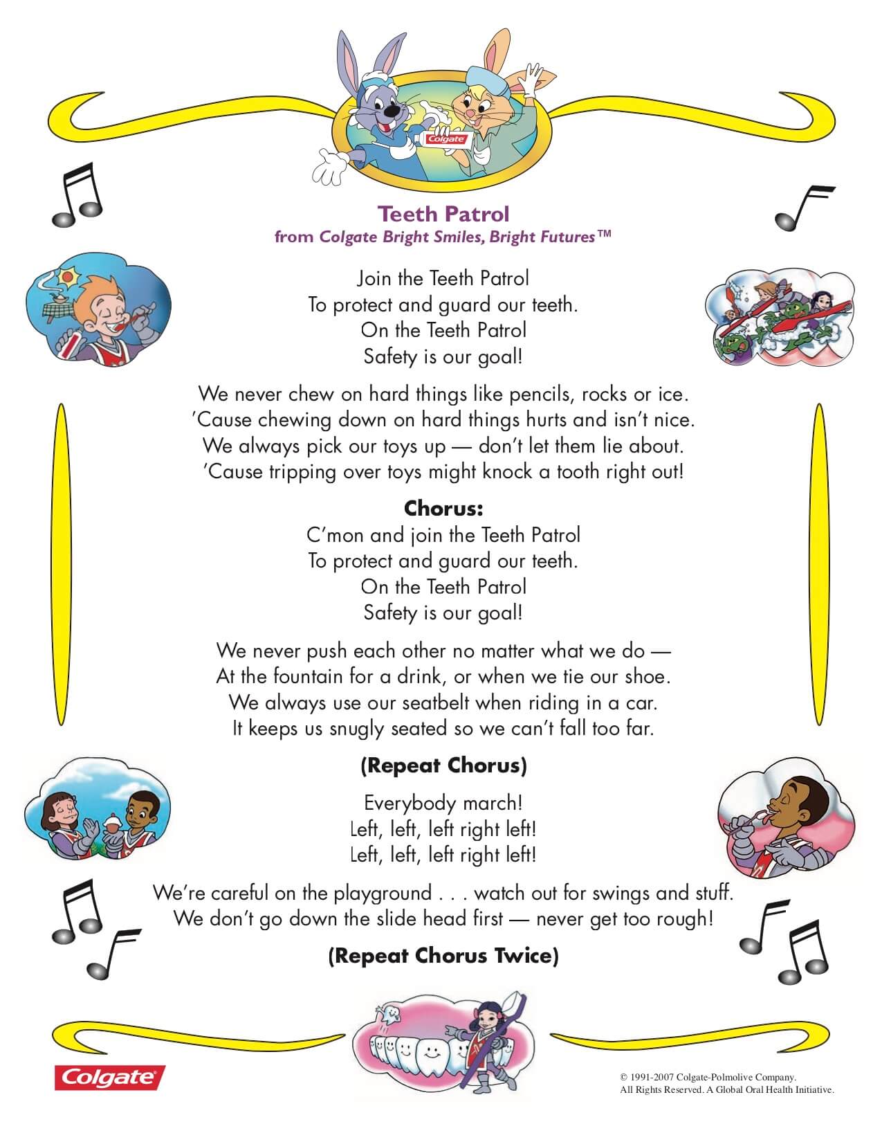 Teeth Patrol Lyric