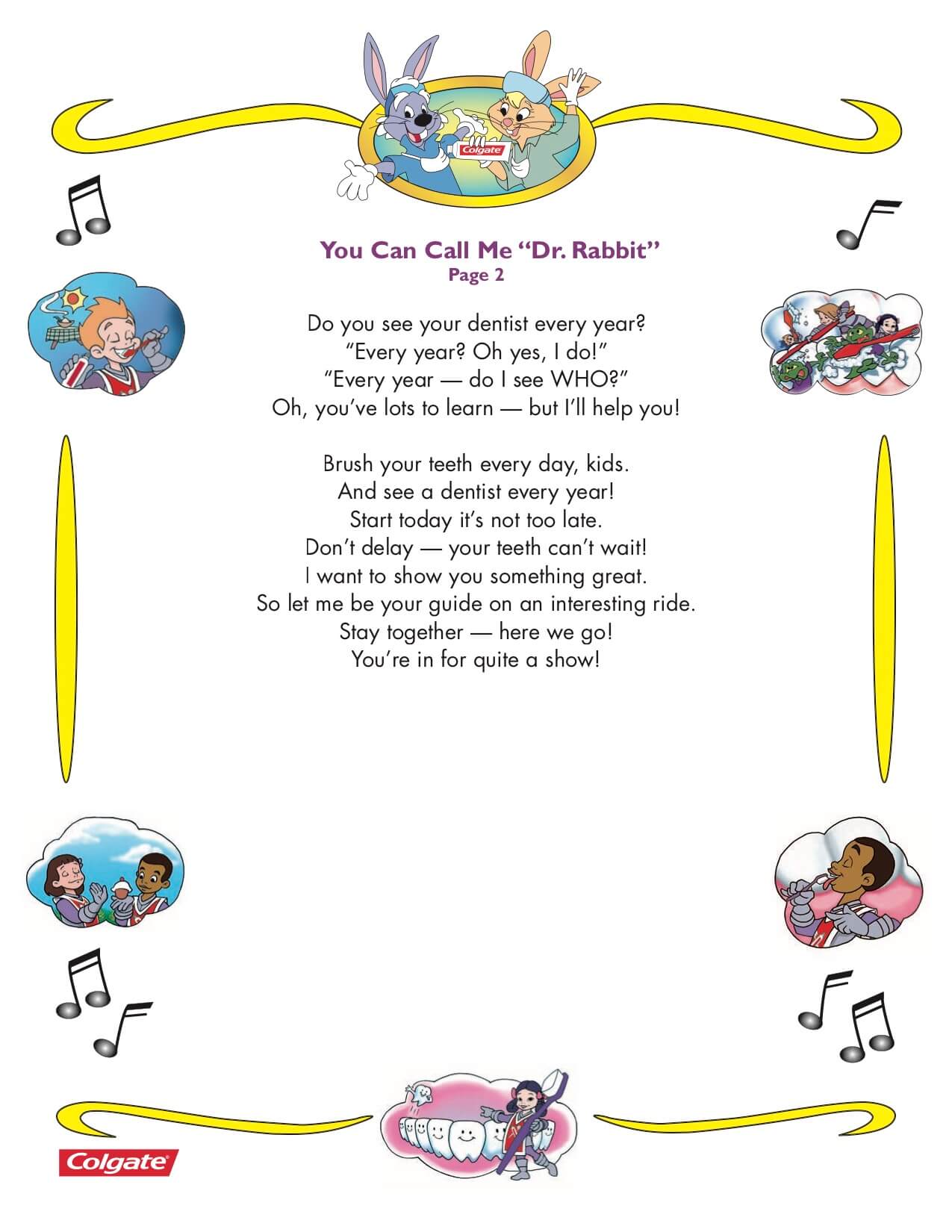You Can Call Me 'dr Rabbit' Lyric Page 2