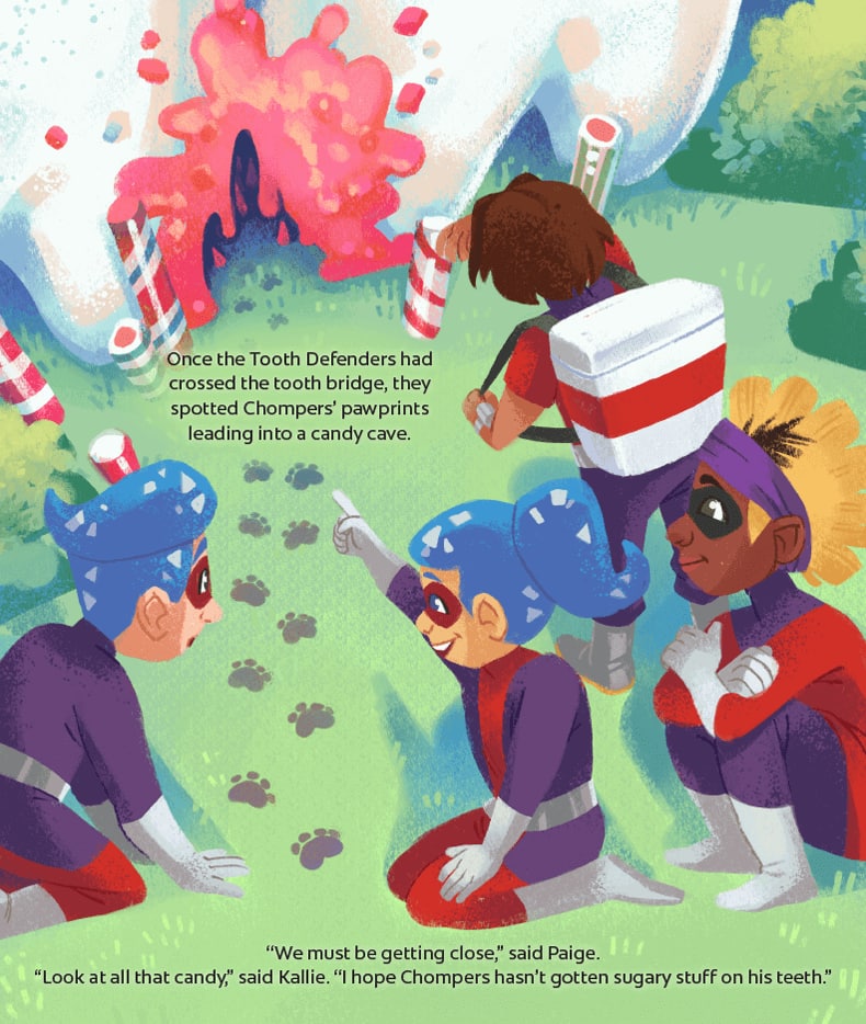 chompers: loose in tooth city storybook (page 7)