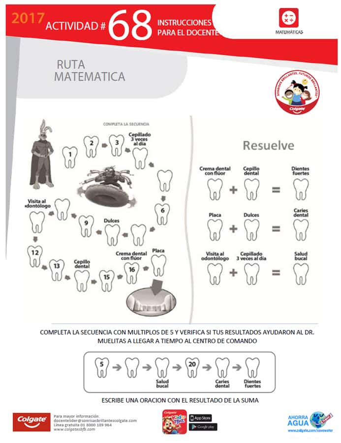 Actividad 68: Ruta Matemáticas  Docente