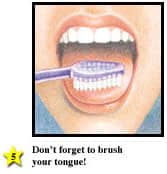 clean your tongue - colgate in