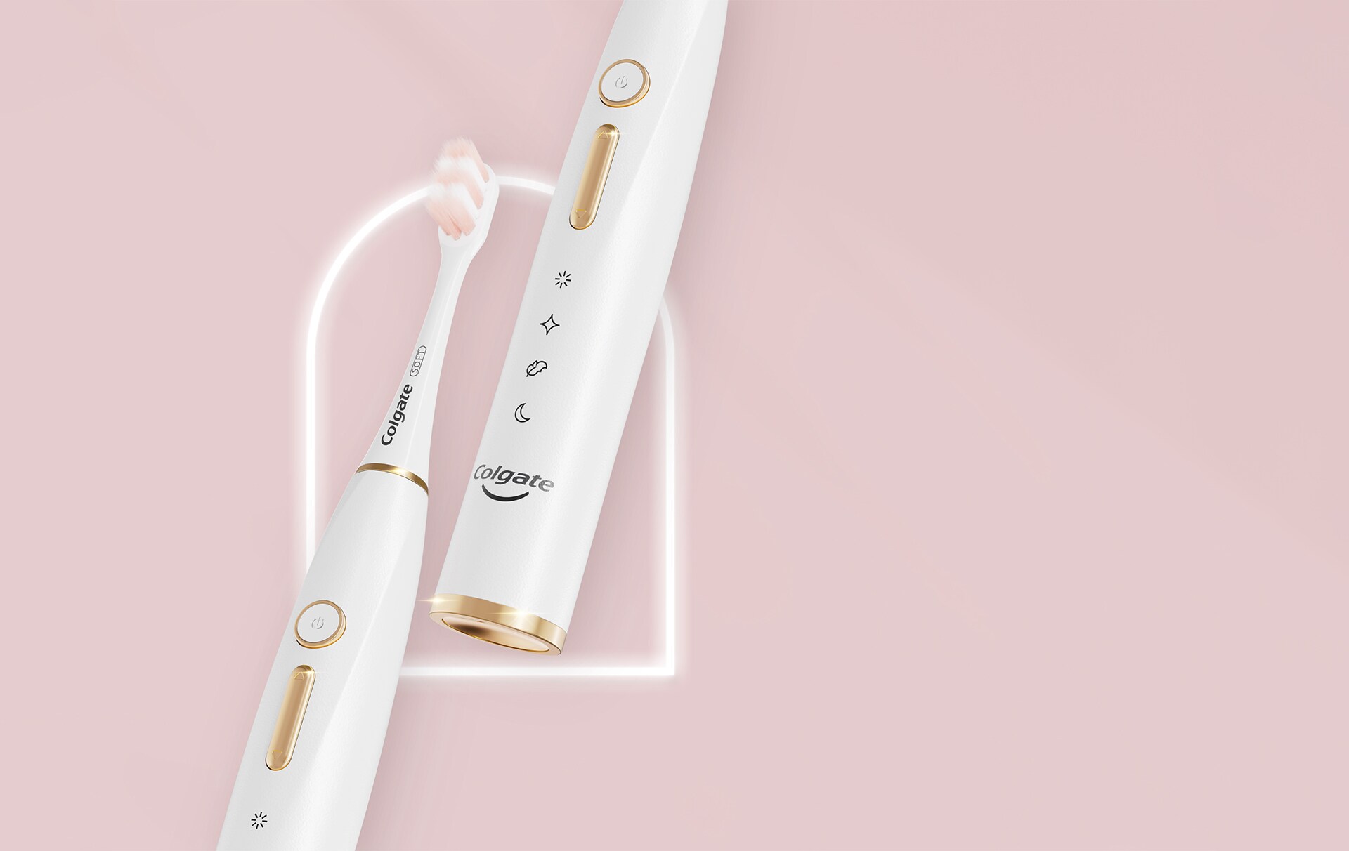 Sonic, Rechargeable Colgate Electric Toothbrush with pressure sensor and soft-bristle