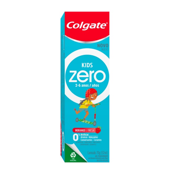 Crema Dental Colgate® Zero Kids Fresa 70g