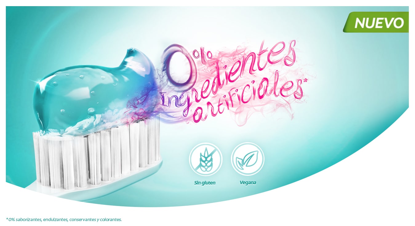 Colgate Zero; 0% ingredientes artificiales Colgate Zero; 0% ingredientes artificiales