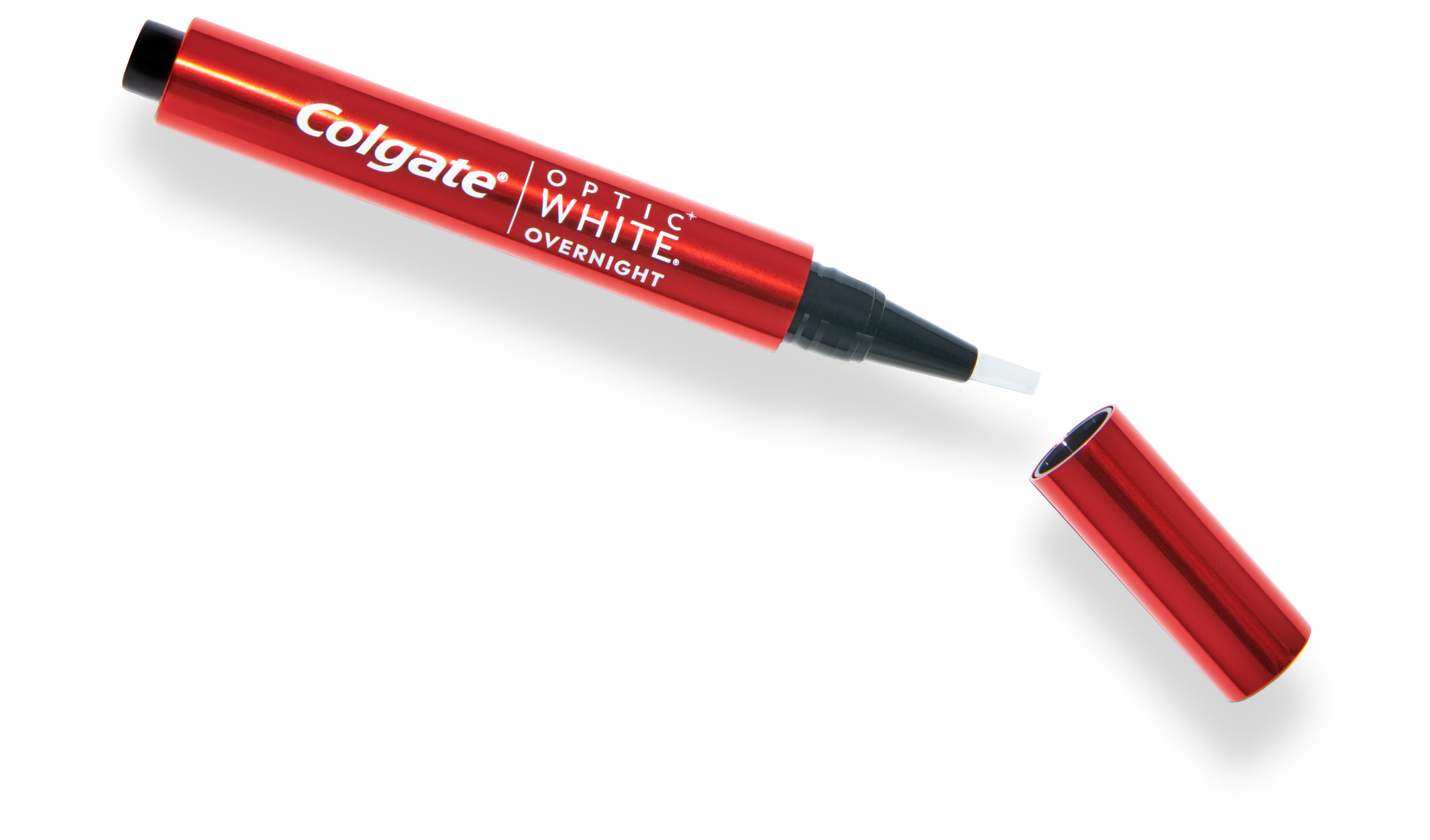 with the Colgate Optic White Overnight Whitening Pen