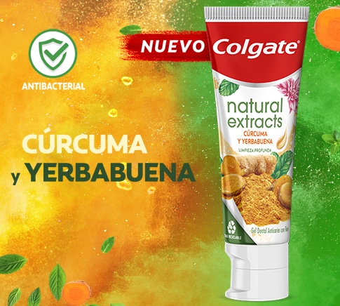 Colgate® Natural Extracts Limpieza Profunda con Cúrcuma y Yerbabuena